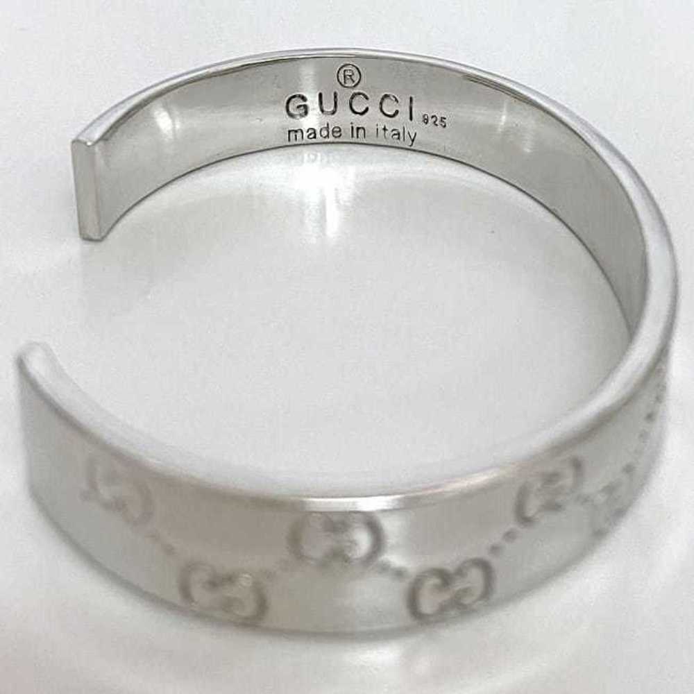 Gucci Bangle Silver Shima Line ec-20387 Ag 925 SILVER GUCCI Bracelet Ladies - Picture 5 of 11